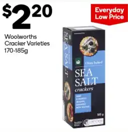 Woolworths Woolworths Cracker Varieties offer