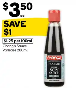 Woolworths Chang's Tamari Light Soy Sauce offer