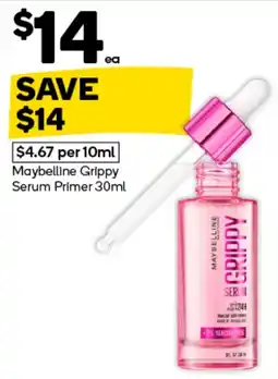 Woolworths Maybelline Grippy Serum Primer offer