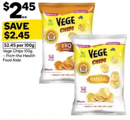 Woolworths Vege Chips offer