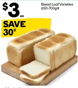 Woolworths Bread Loaf Varieties offer