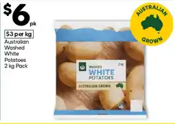 Woolworths Washed White Potatoes offer