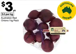Woolworths Australian Red Onions offer