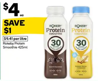 Woolworths Rokeby Protein Smoothie offer