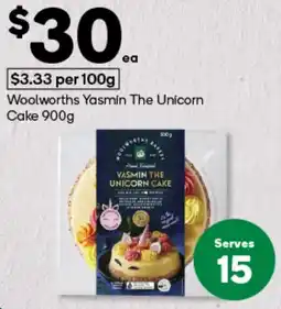 Woolworths Woolworths Yasmin The Unicorn Cake offer