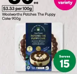 Woolworths Woolworths Patches The Puppy Cake offer