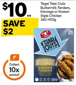 Woolworths Tegel Take Outs Buttermilk Chicken Tenders offer