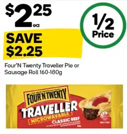 Woolworths Four'n Twenty Traveller offer