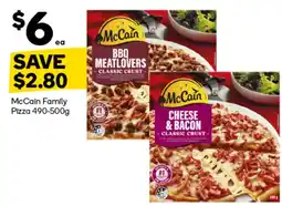 Woolworths McCain Family Pizza offer