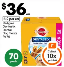 Woolworths Pedigree Dentastix Dental Dog Treats offer