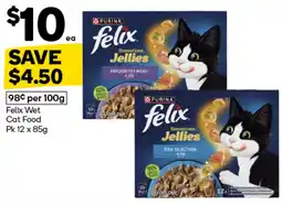 Woolworths Felix Wet Cat Food offer