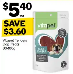 Woolworths Vitapet Tenders Dog Treats offer