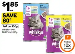 Woolworths Whiskas Wet Cat Food offer