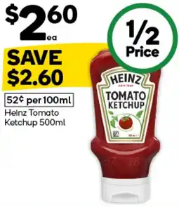 Woolworths Heinz Tomato Ketchup offer