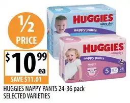 Supabarn Huggies Nappy Pants offer