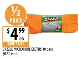 Supabarn Dazzle Microfibre Cloths offer