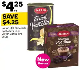 Woolworths Jarrah Hot Chocolate Sachets offer