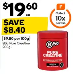Woolworths BSc Pure Creatine offer