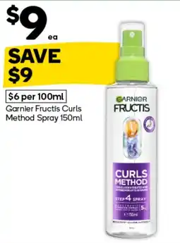 Woolworths Garnier Fructis Curls Method Spray offer