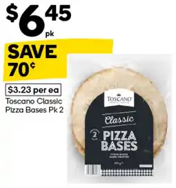 Woolworths Toscanoy Classic Pizza Bases offer