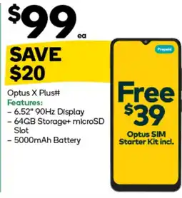 Woolworths Optus X Plus# offer