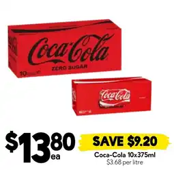 Drakes Coca-Cola Zero Sugar offer
