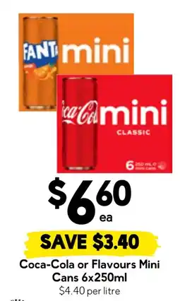 Drakes Coca-Cola or Flavours Mini Cans offer