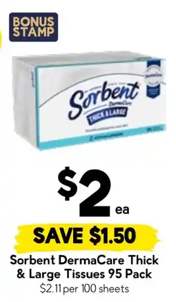 Drakes Sorbent DermaCare Thick & Large Tissues offer