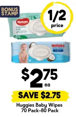 Drakes Huggies Baby Wipes offer