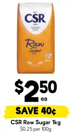 Drakes CSR Raw Sugar offer