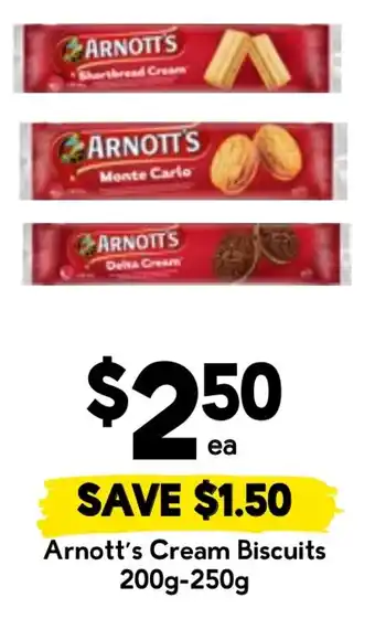 Drakes Arnott's Cream Biscuits offer
