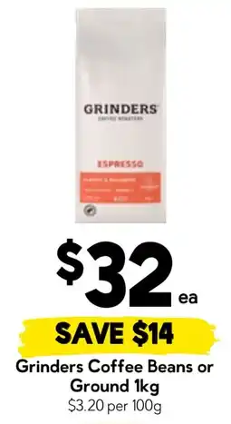 Drakes Grinders Coffee Beans or Ground offer