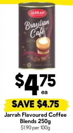 Drakes Jarrah Flavoured Coffee Blends offer