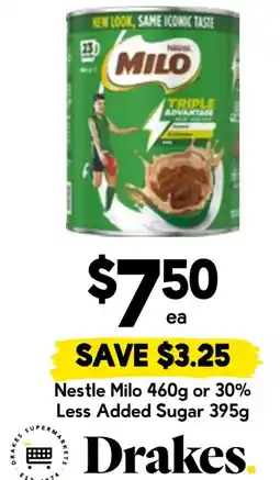Drakes Nestle Milo offer