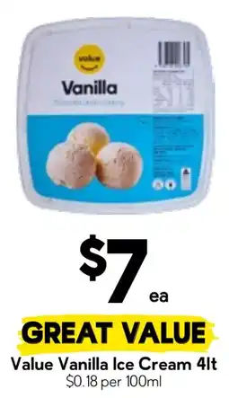 Drakes Value Vanilla Ice Cream offer