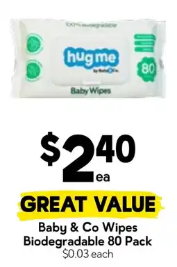 Drakes Baby & Co Wipes offer