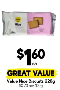 Drakes Value Nice Biscuits offer