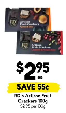Drakes RD's Artisan Fruit Crackers offer