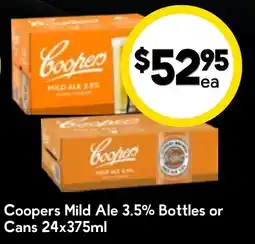 Drakes Coopers Mild Ale 3.5% offer