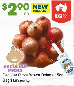 Foodland Peculiar Picks Brown Onions offer