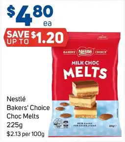 Foodland Nestlé Bakers' Choice Choc Melts offer