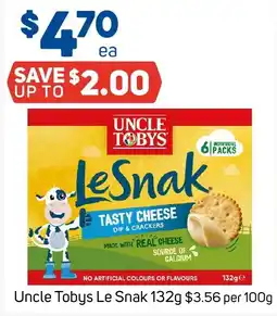 Foodland Uncle Tobys Le Snak offer