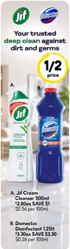 Drakes Jif Cream Cleanser offer