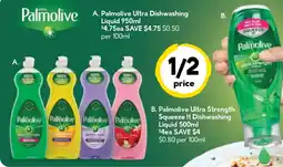 Drakes Palmolive Ultra Strength Squeeze It Dishwashing Liquid offer