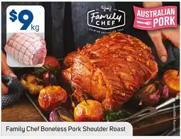 Foodland Family Chef Boneless Pork Shoulder Roast offer