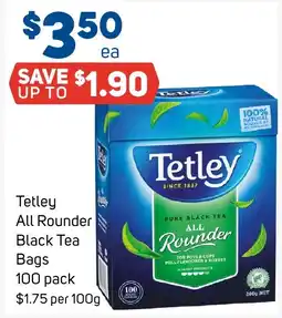 Foodland Tetley All Rounder Black Tea Bags offer