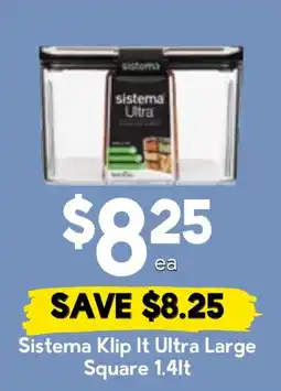 Drakes Sistema Klip It Ultra Large Square offer