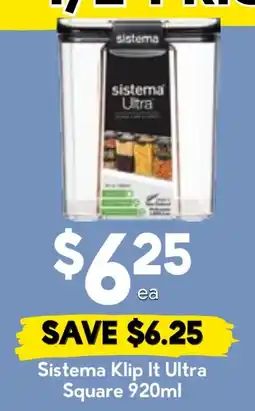 Drakes Sistema Klip It Ultra Square offer