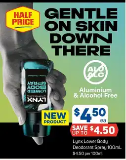 Foodland Lynx Lower Body Deodorant Spray offer