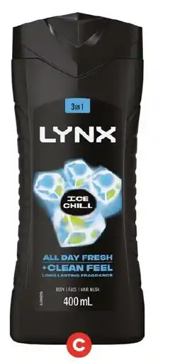 Foodland Lynx Body Wash offer